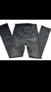 AG Adriano Goldschmied Black The Stevie denim Slim Straight 28
